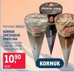 Makro KORNUK SMETANOVÁ ZMRZLINA nabídka