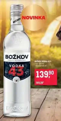 Makro BOŽKOV VODKA 43% nabídka