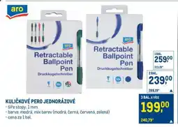 Makro KULIČKOVÉ PERO JEDNORÁZOVÉ nabídka