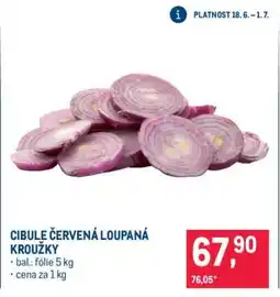 Makro CIBULE ČERVENÁ LOUPANÁ KROUŽKY nabídka
