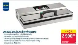 Makro VAKUOVÁ BALIČKA LIŠTOVÁ GVS1140 nabídka