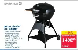 Makro Gril na dřevěné uhlí Burnaby nabídka