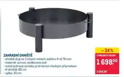 Makro ZAHRADNÍ OHNIŠTĚ nabídka