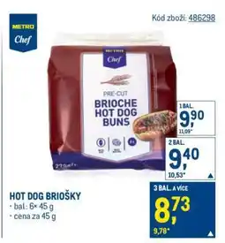 Makro HOT DOG BRIOŠKY nabídka