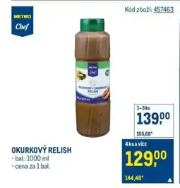 Makro Okurkový relish nabídka