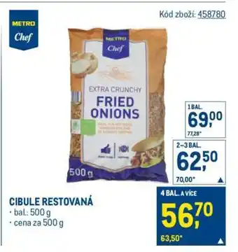 Makro CIBULE RESTOVANÁ nabídka
