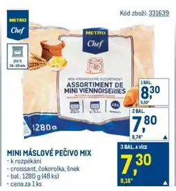 Makro Mini máslové pečivo mix nabídka