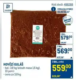 Makro Hovězí guláš nabídka