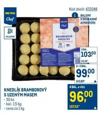 Makro Knedlík bramborový s uzeným masem nabídka