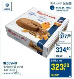 Makro Medovník nabídka