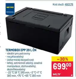 Makro TERMOBOX EPP 39 L ČN nabídka