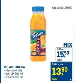 Makro Relax Exotica nabídka