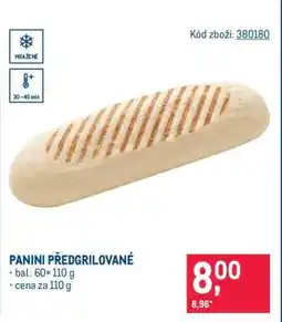 Makro Panini předgrilované nabídka