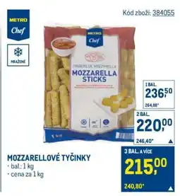 Makro Mozzarellové tyčinky nabídka