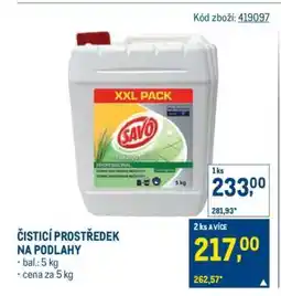 Makro Čisticí prostředek na podlahy nabídka