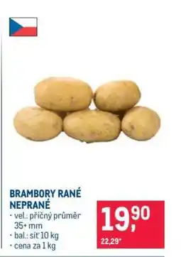 Makro Brambory rané neprané nabídka