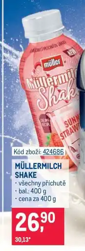 Makro Müllermilch Shake nabídka