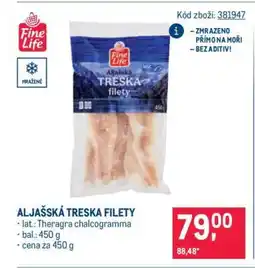 Makro Aljašská treska filety nabídka
