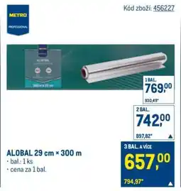 Makro ALOBAL 29 cm * 300 m nabídka