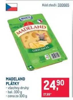 Makro Madeland plátky nabídka