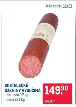 Makro Kostelecké uzeniny Vysočina nabídka