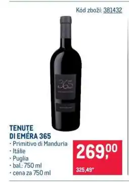 Makro Tenute di Eméra 365 nabídka