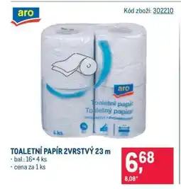Makro TOALETNÍ PAPÍR 2VRSTVÝ 23 m nabídka