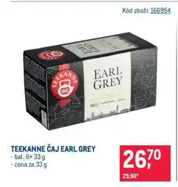 Makro Teekanne čaj Earl Grey nabídka