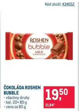 Makro Čokoláda Roshen Bubble nabídka