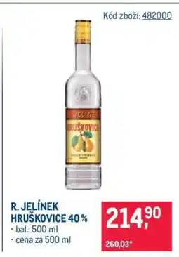 Makro R. JELÍNEK HRUŠKOVICE 40 % nabídka