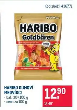 Makro HARIBO GUMOVÍ MEDVÍDCI nabídka