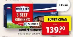 Lidl Mcennedy 8 Beef Burgers nabídka