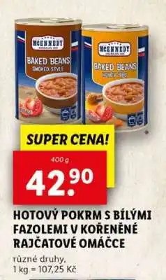 Lidl McEnnedy Baked Beans nabídka