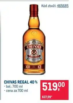 Makro Chivas Regal 40 % nabídka