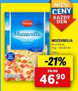 Lidl MILBONA MOZZARELLA nabídka