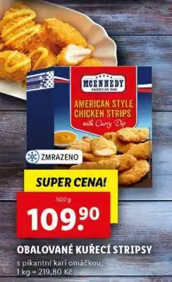 Lidl MCENNEDY AMERICAN STYLE CHICKEN STRIPS nabídka