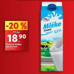Lidl Pilos Mléko čerstvé polotučné nabídka
