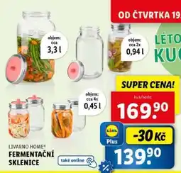 Lidl LIVARNO HOME FERMENTAČNÍ SKLENICE nabídka