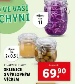 Lidl LIVARNO HOME SKLENICE S VÝKLOPNÝM VÍČKEM nabídka