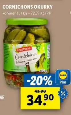 Lidl Cornichons okurky nabídka