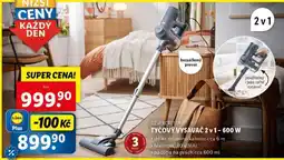 Lidl SILVERCREST TYČOVÝ VYSAVAČ 2 v 1 – 600 W nabídka