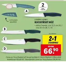 Lidl LIVARNO HOME Kuchyňský nůž nabídka