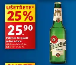 Lidl PILSNER URQUELL RETRO EDICE nabídka