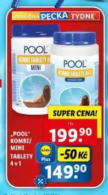 Lidl POOL KOMBI/MINI TABLETY 4 v 1 nabídka