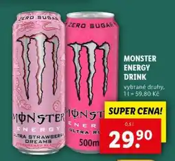 Lidl Monster Energy drink nabídka
