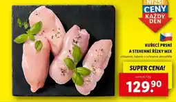 Lidl Kuřecí prsní a stehenní řízky MIX nabídka