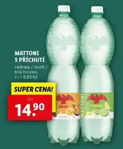 Lidl Mattoni s příchutí nabídka