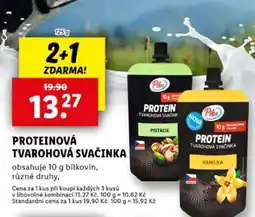 Lidl Pilos PROTEIN TVAROHOVÁ SVAČINKA nabídka