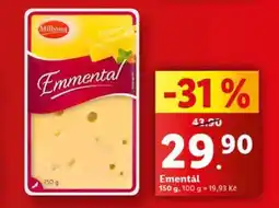 Lidl Milbona Emmental nabídka