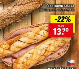 Lidl ČESNEKOVÁ BAGETA nabídka